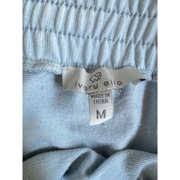 NWT Ivory Ella Short Drawstring Skirt Baby Blue Pockets Teen-junior Size M - Picture 5 of 8